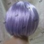 Lavender Gray Lilac Flapper Wig Short Bob Roaring 20s Gatsby Swing Charleston