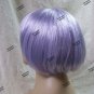 Lavender Gray Lilac Flapper Wig Short Bob Roaring 20s Gatsby Swing Charleston