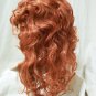 Natural Red Saloon Wig Old West Southern Belle Mermaid Debutante Goddess Ariel