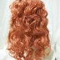 Natural Red Saloon Wig Old West Southern Belle Mermaid Debutante Goddess Ariel