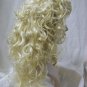 Blonde Saloon Wig Old West Southern Belle Mermaid Debutante Goddess Angel Nymph
