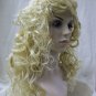 Blonde Saloon Wig Old West Southern Belle Mermaid Debutante Goddess Angel Nymph