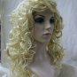 Blonde Saloon Wig Old West Southern Belle Mermaid Debutante Goddess Angel Nymph