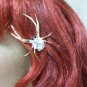Mixed Red Long Wavy Layers Glamour Witch Wig w Spiders Siren Vixen Fiery Goddess