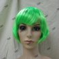 Neon Green Babe Wig 20s Funky Flapper Chicago Roaring Rave Party Fairy Joker Bob