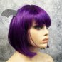 Purple Halloween Party Wig Bat Wings Vampirina Vee Hauntley Transylvania Dracula