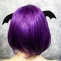 Purple Halloween Party Wig Bat Wings Vampirina Vee Hauntley Transylvania Dracula