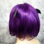 Purple Halloween Party Wig Bat Wings Vampirina Vee Hauntley Transylvania Dracula