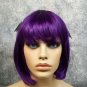 Purple Halloween Party Wig Bat Wings Vampirina Vee Hauntley Transylvania Dracula