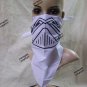 Evil Robot Face Half Mask Bandana Storm Trooper Galactic Soldier Warrior Unisex