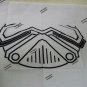 Evil Robot Face Half Mask Bandana Storm Trooper Galactic Soldier Warrior Unisex