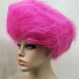 Pink Candy Clown Wig Super Frizzy Cotton Circus Cosplay Troll Sugar Plum Fairy