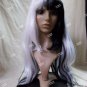 Groovy Half Black White A La Mod Wig Retro 60s 70s GoGo Girl Disco Cruella DeVil
