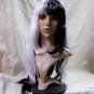 Groovy Half Black White A La Mod Wig Retro 60s 70s GoGo Girl Disco Cruella DeVil