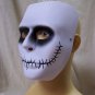 Creepy Stitched Comic Face Costume Mask VooDoo Puppet Goth Mime Jack Skellington