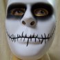 Creepy Stitched Comic Face Costume Mask VooDoo Puppet Goth Mime Jack Skellington