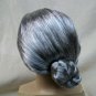 Child Gray Old Lady Wig Granny Bun Ruth RBG Librarian Goose 100 Days Daisy Moses