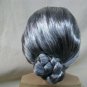 Child Gray Old Lady Wig Granny Bun Ruth RBG Librarian Goose 100 Days Daisy Moses