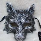 Silver Wolf Costume Mask Dog Jackal Red Riding Hood Little Piggy Nursery Rhyme