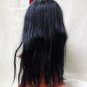 Punk Red Black Enchanted Wig Ribbon Bow Sexy Goth Fairytale Princess Riding Hood