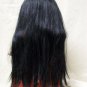 Punk Red Black Enchanted Wig Ribbon Bow Sexy Goth Fairytale Princess Riding Hood