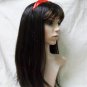 2 Tone Brown Enchanted Tresses Wig Red Ribbon Bow Fairytale Princess Snow White
