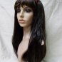 2 Tone Brown Enchanted Tresses Wig Red Ribbon Bow Fairytale Princess Snow White