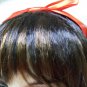 2 Tone Brown Enchanted Tresses Wig Red Ribbon Bow Fairytale Princess Snow White