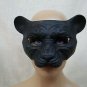 Black Leopard Panther Venetian Mask Safari Feline Goddess Cougar Lioness Jaguar