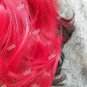 Dark Red Black Jester Wig Assassin Evil Joker Harley Quinn Circus Clown Vampire
