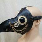 Black Steampunk Plague Doctor Mask Cogs Bird Beak Medieval Apocalyptic Biohazard Black Steampunk Plague Doctor Mask Cogs Bird Beak Medieval Apocalyptic Biohazard
