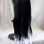 Gothic Black White Diva Glam Wig Evil Doll Joker Ghostly Mime Pierrot Anime Gaga