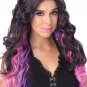 Sexy Wavy Layers Multi Color Cascade Wig Purple Pink Pop Star Nicki Candy Anime