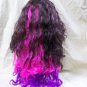 Sexy Wavy Layers Multi Color Cascade Wig Purple Pink Pop Star Nicki Candy Anime