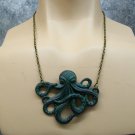 Metal Octopus Costume Necklace Kraken Squid Pirate Cthulhu Ursula Sea Monster