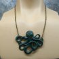 Metal Octopus Costume Necklace Kraken Squid Pirate Cthulhu Ursula Sea Monster