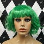 Green Babe Wig Funky Alien Oompa Loompa Candy Worker Fairy Joker Disgust Envy
