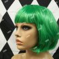 Green Babe Wig Funky Alien Oompa Loompa Candy Worker Fairy Joker Disgust Envy