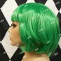 Green Babe Wig Funky Alien Oompa Loompa Candy Worker Fairy Joker Disgust Envy