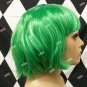 Green Babe Wig Funky Alien Oompa Loompa Candy Worker Fairy Joker Disgust Envy