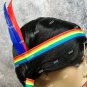 Black Indian Princess Wig Brave Rainbow Headband & Feathers Pigtails Native American Unisex