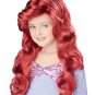 Child Dark Red Lil Mermaid Wig Little Princess Ariel Poison Ivy Batgirl Widow