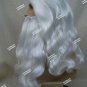 Nice Quality Long Santa Claus Beard Wig Victorian Father Christmas Biblical Wizard Merlin Gandalf