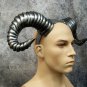 Silver Ram Horns Pan Minotaur Goat Fantasy Mythical Beast Creature BigHorn Sheep