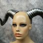 Silver Ram Horns Pan Minotaur Goat Fantasy Mythical Beast Creature BigHorn Sheep