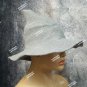 Whimsical Light Gray Cosplay Witch Hat Unisex Medieval Peasant Renaissance Wizard