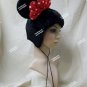 Fun Licensed Disney Minnie Mouse Hoodie Hat with Ears & Bow Costume Miss Minerva