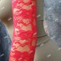 Red Lace Bell Sleeves Devil Fire Witch Goth Beetlejuice Bride Victorian Vampire Lydia Deetz