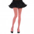 Adult Red White Striped Tights Raggedy Ann Rag Doll Pirate Fairy Pixie Jolly Elf