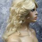 Ash Blonde Farrah Angel Costume Wig Layered Shag Retro 70s Disco 80s Babe